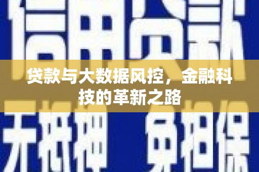长城贷款与大数据风控，金融科技的革新之路