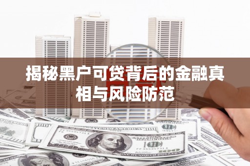 长城揭秘黑户可贷背后的金融真相与风险防范