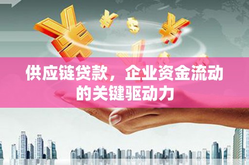长城供应链贷款，企业资金流动的关键驱动力