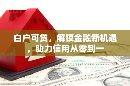 长城白户可贷，解锁金融新机遇，助力信用从零到一