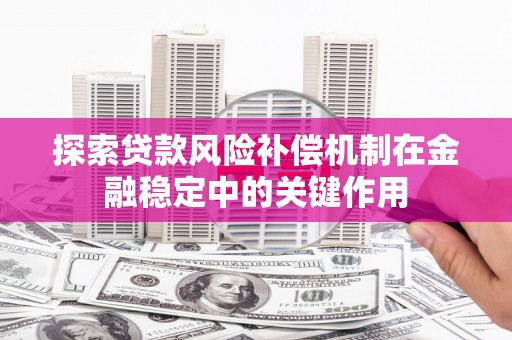 长城探索贷款风险补偿机制在金融稳定中的关键作用