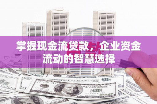 长城掌握现金流贷款，企业资金流动的智慧选择