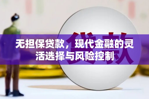 长城无担保贷款，现代金融的灵活选择与风险控制