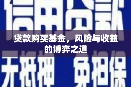 长城贷款购买基金，风险与收益的博弈之道