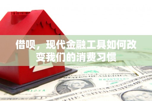 长城借呗，现代金融工具如何改变我们的消费习惯