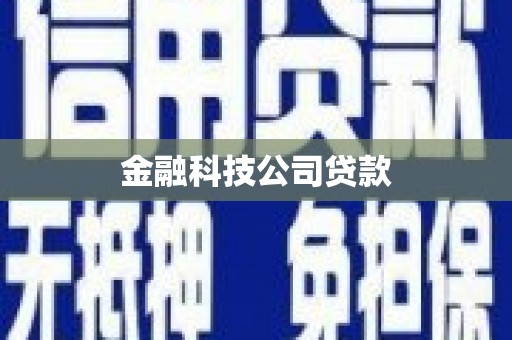 长城金融科技公司贷款