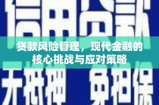 长城贷款风险管理，现代金融的核心挑战与应对策略
